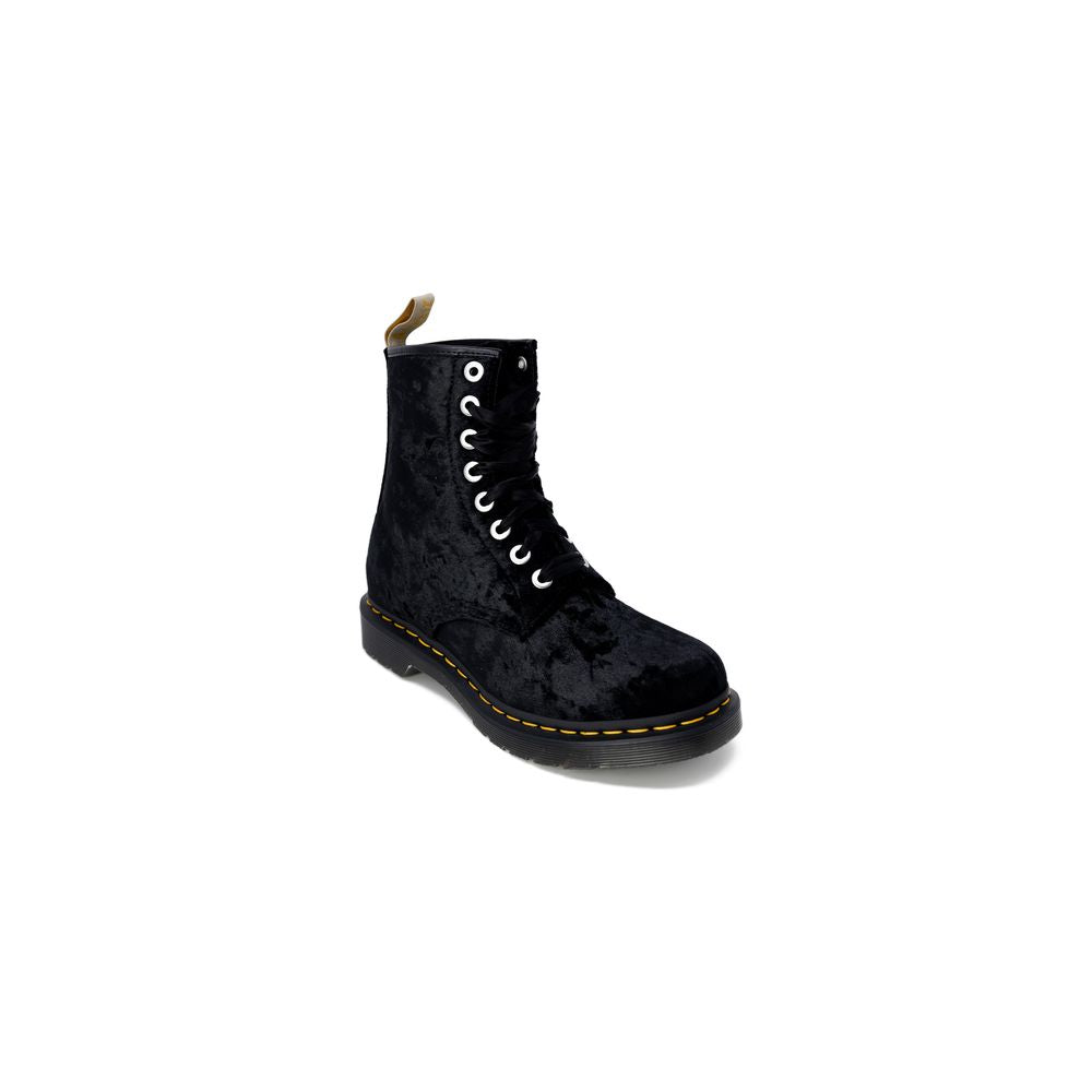 Dr. Martens – Schwarze Polyesterstiefel