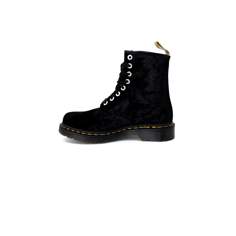 Dr. Martens – Schwarze Polyesterstiefel