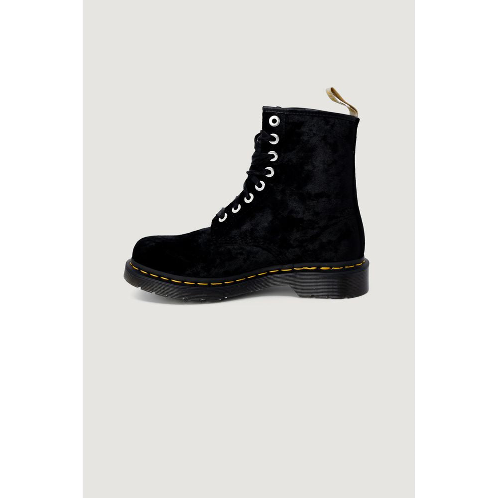 Dr. Martens – Schwarze Polyesterstiefel