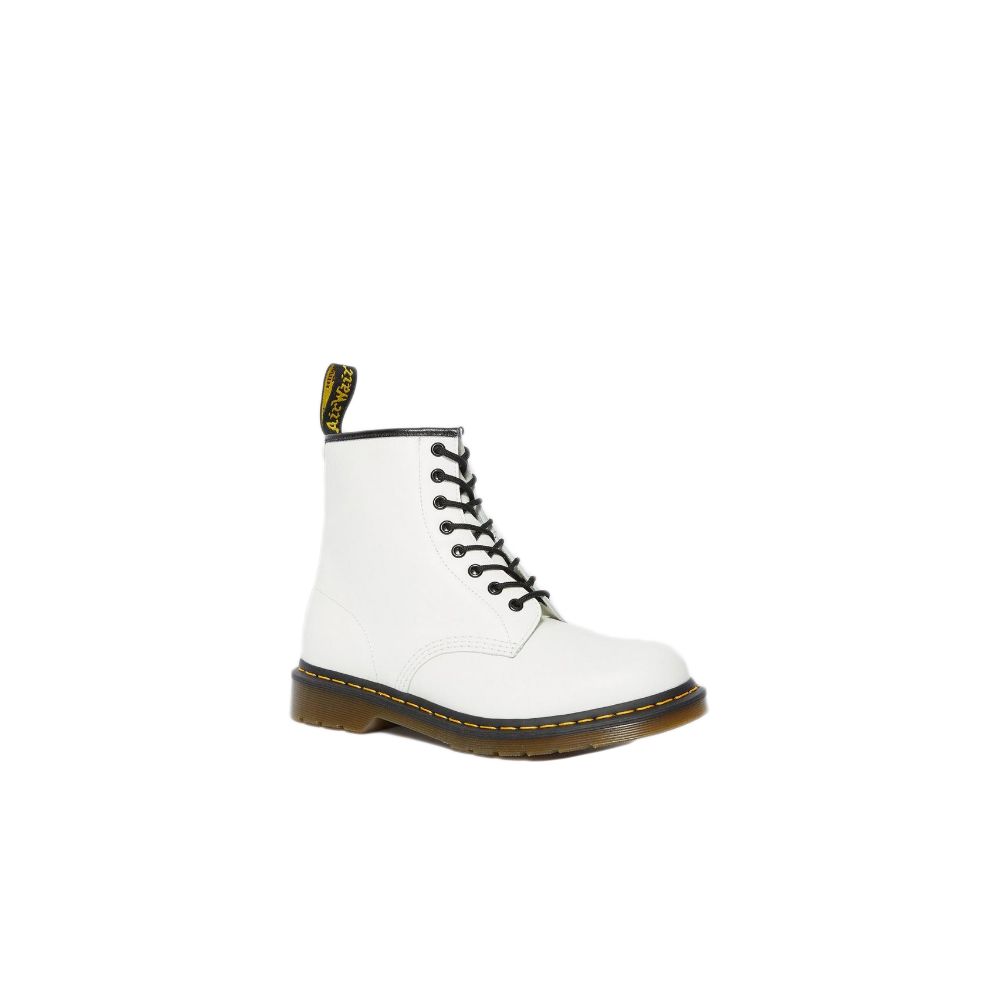 Dr. Martens – Weiße Lederstiefel