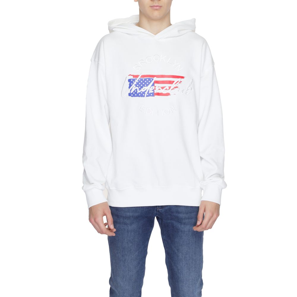 Underclub – Weißer Kapuzenpullover aus Baumwolle