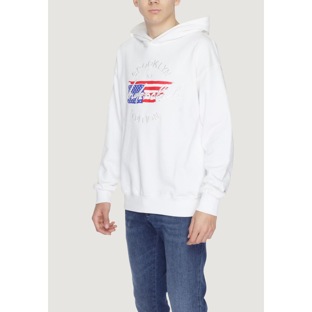 Underclub – Weißer Kapuzenpullover aus Baumwolle