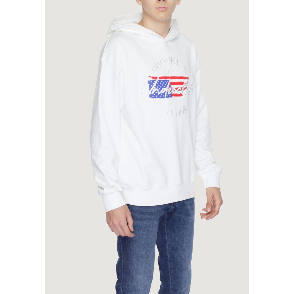 Underclub – Weißer Kapuzenpullover aus Baumwolle