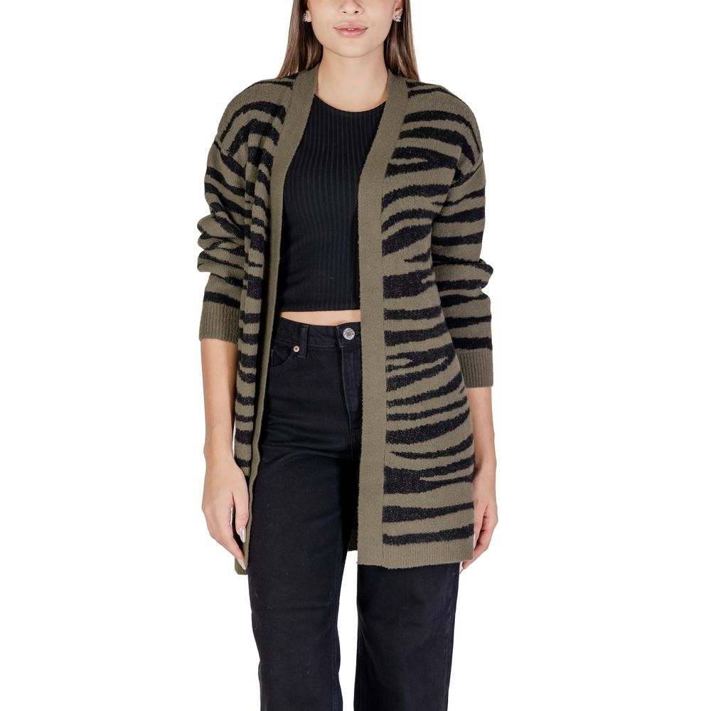 Grüne Nylon-Strickjacke von Jacqueline De Yong