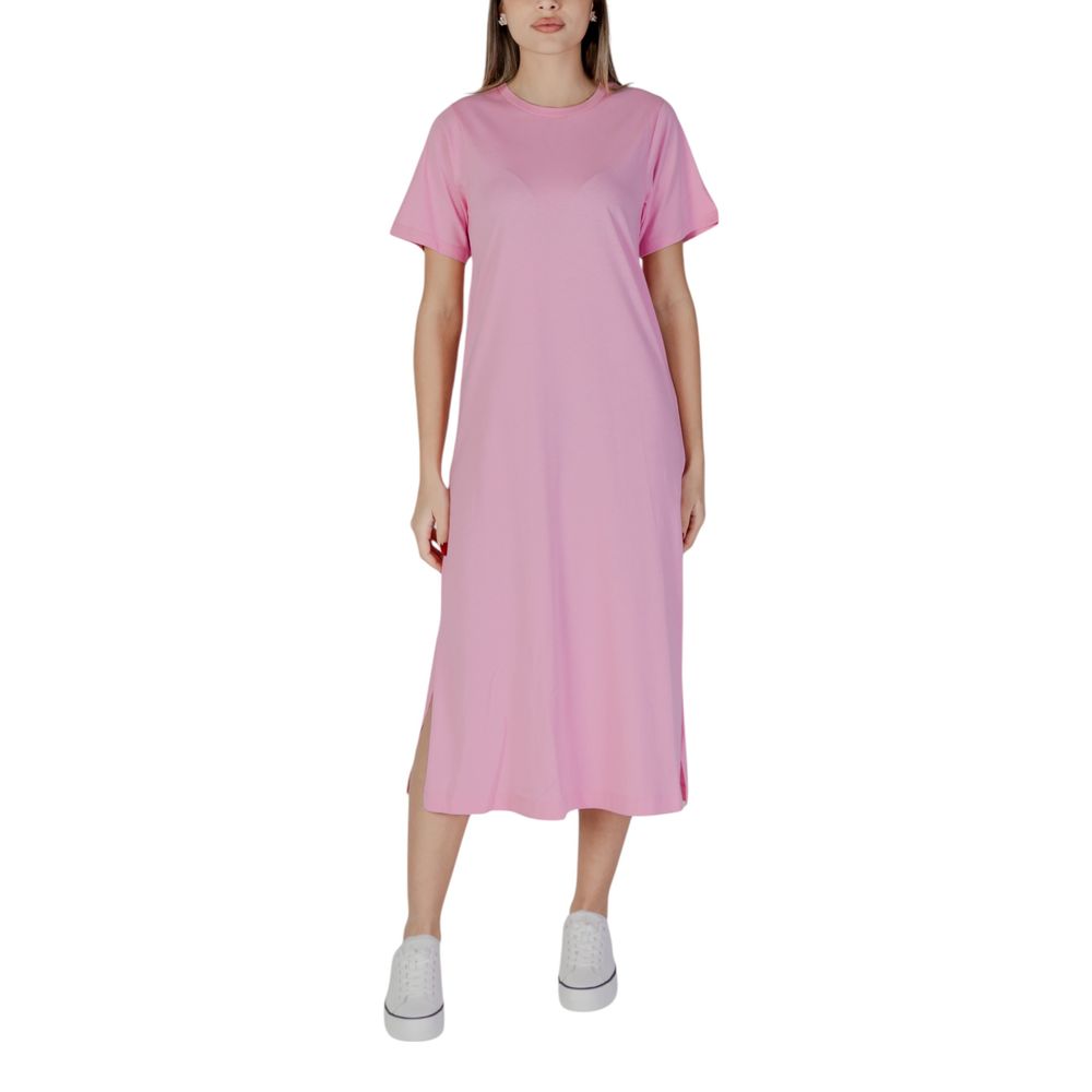 B.Young – Mehrfarbiges Midikleid aus Baumwolle