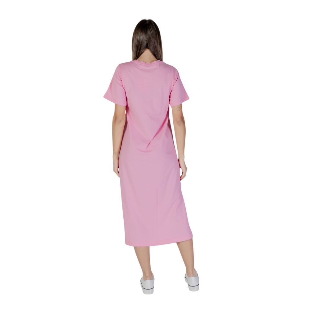 B.Young – Mehrfarbiges Midikleid aus Baumwolle