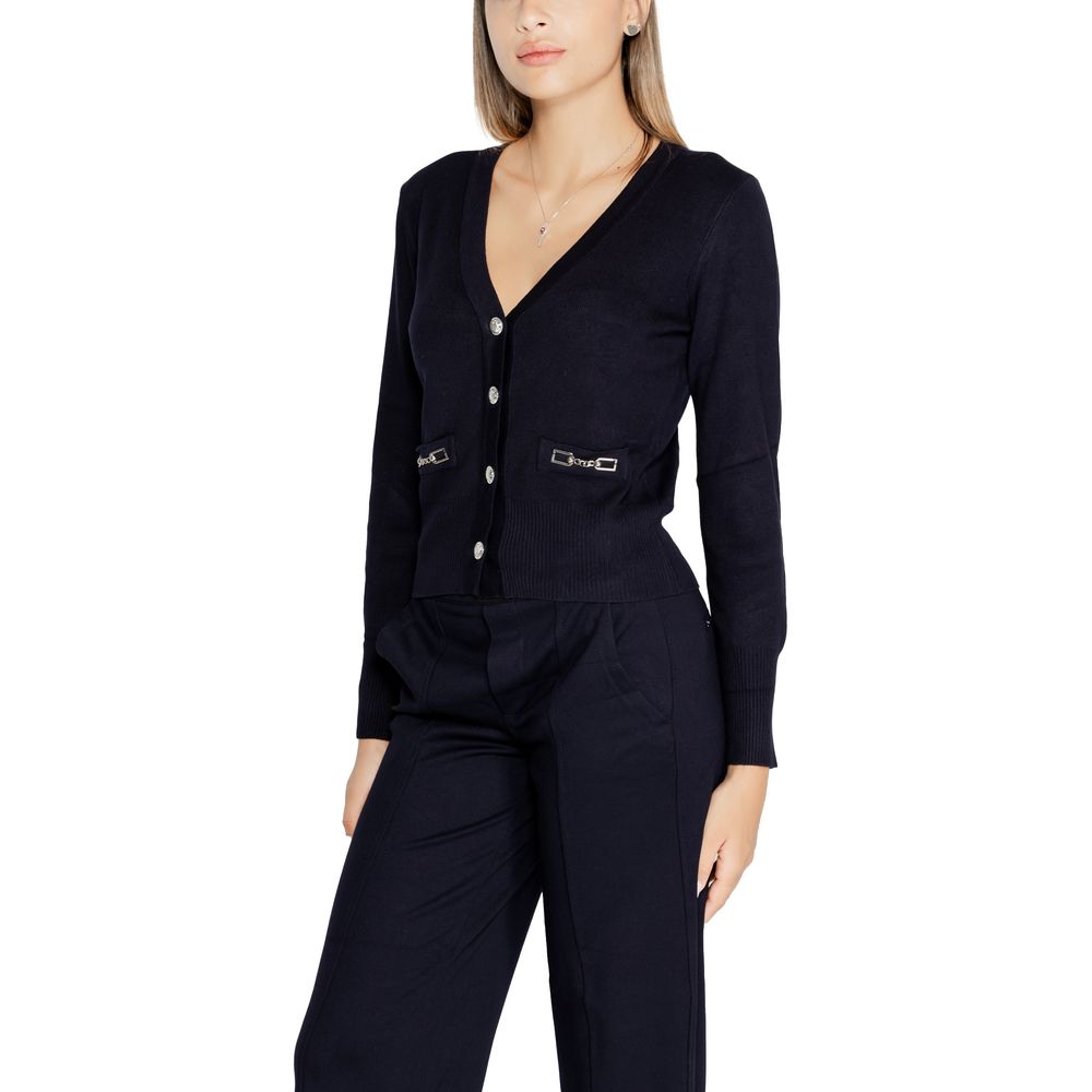 Blauer Viskose-Cardigan von Morgan De Toi