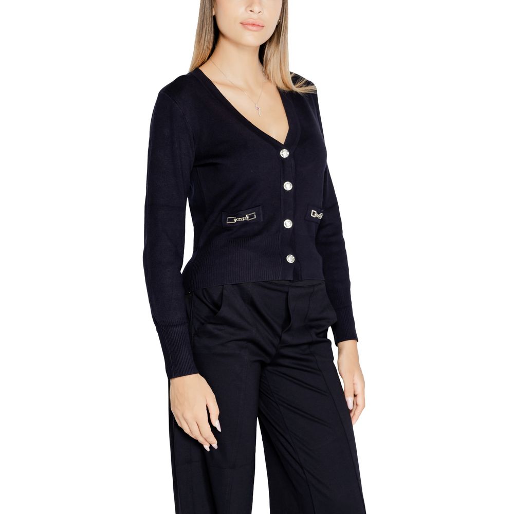 Blauer Viskose-Cardigan von Morgan De Toi