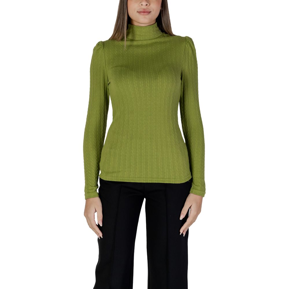 B.Young Grünes Langarmshirt aus Polyester