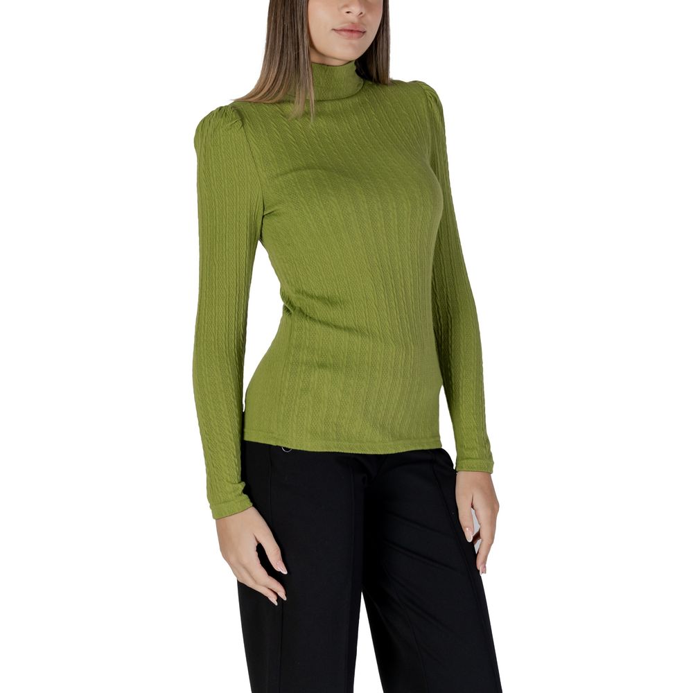 B.Young Grünes Langarmshirt aus Polyester