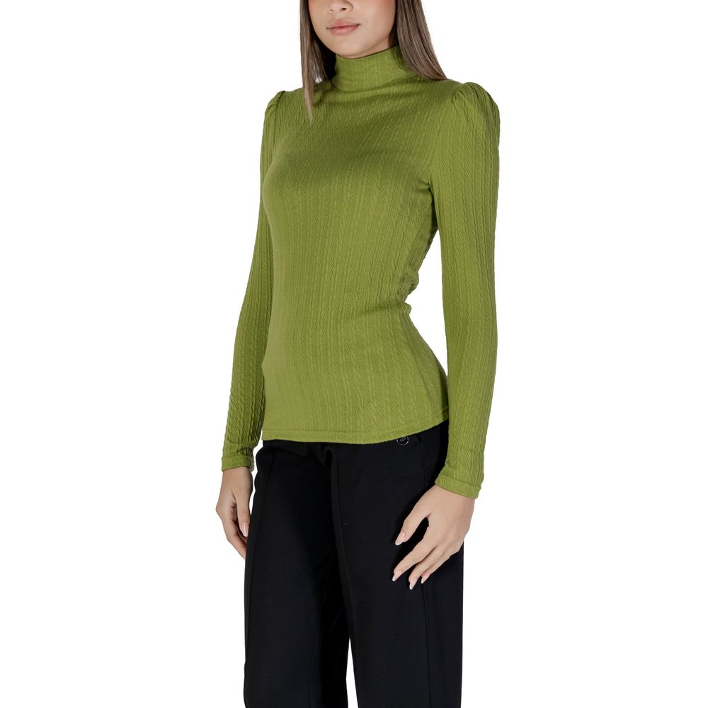 B.Young Grünes Langarmshirt aus Polyester