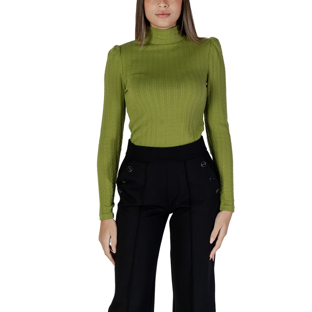 B.Young Grünes Langarmshirt aus Polyester