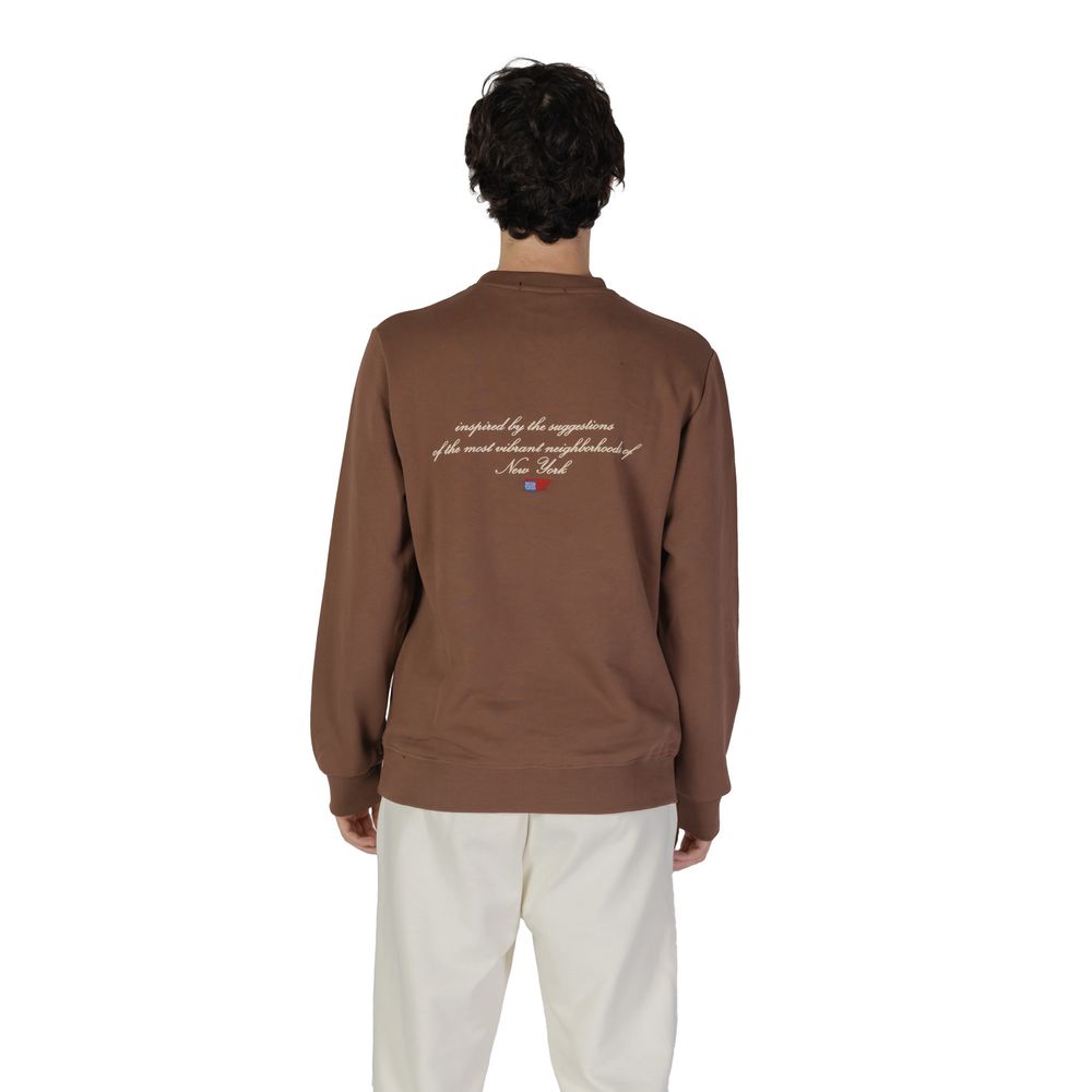 Braunes Baumwoll-Sweatshirt von Underclub
