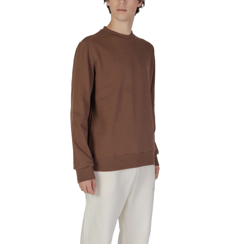 Braunes Baumwoll-Sweatshirt von Underclub