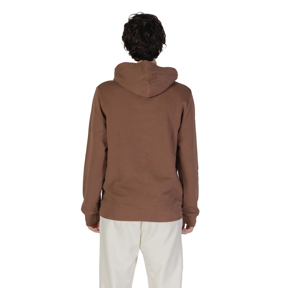 Underclub – Brauner Kapuzenpullover aus Baumwolle