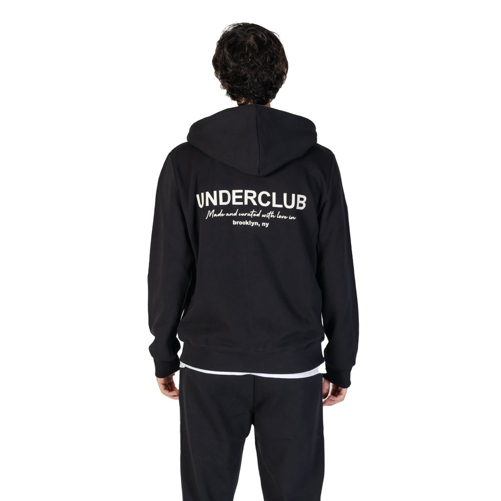 Underclub – Schwarzer Kapuzenpullover aus Baumwolle