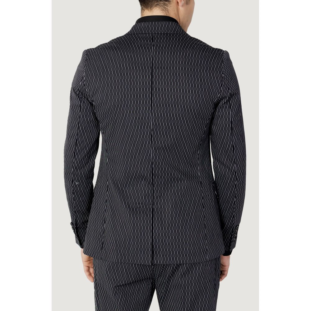 Antony Morato Schwarzer Baumwollblazer