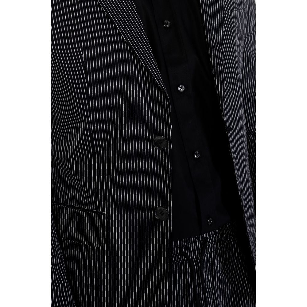 Antony Morato Schwarzer Baumwollblazer
