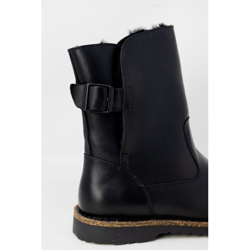 Birkenstock Schwarze Lederknöchel