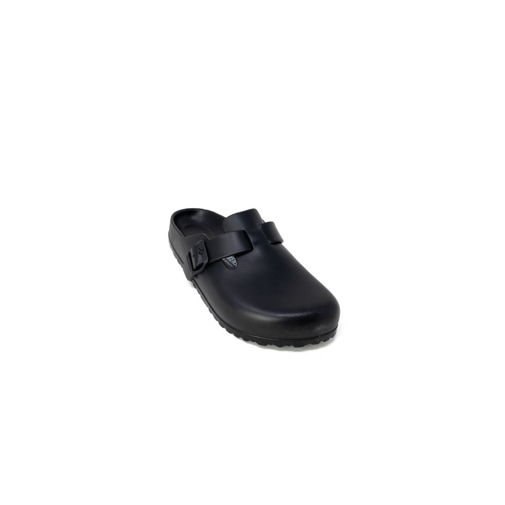 Birkenstock – Schwarze Plastik-Slipper