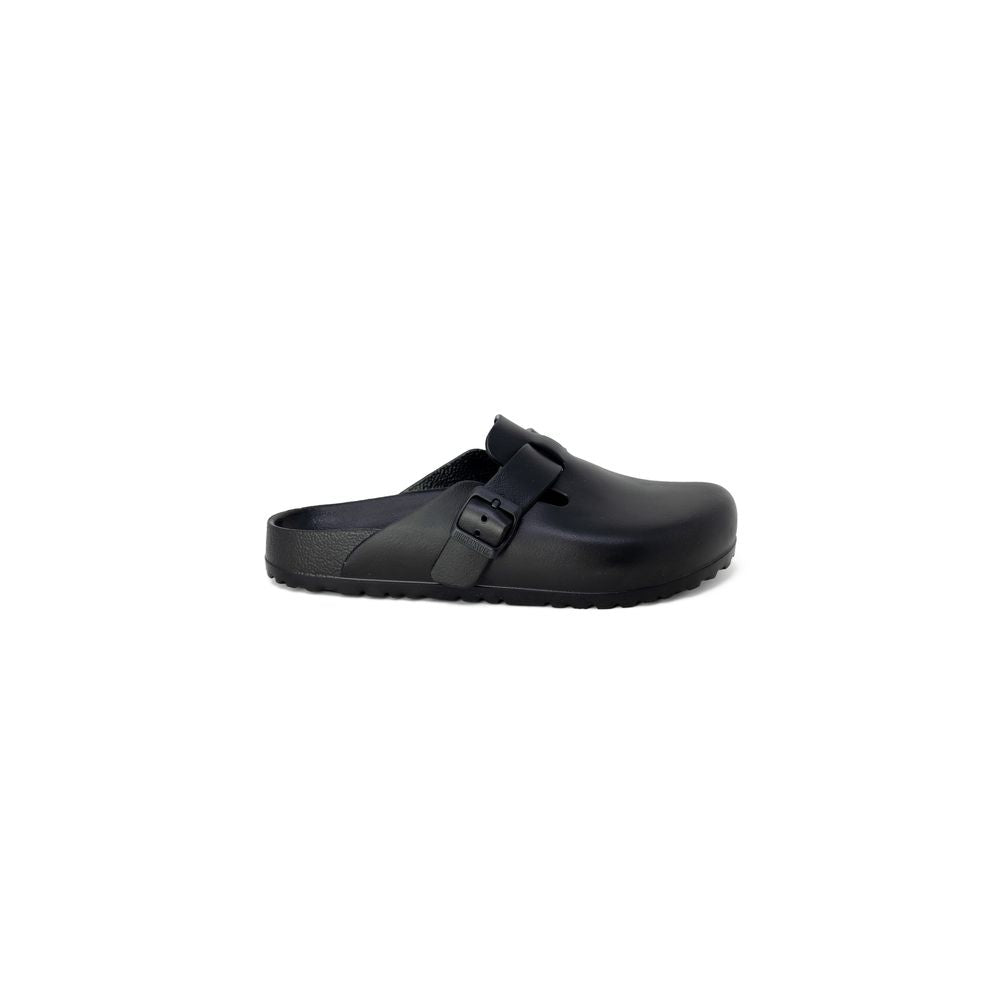 Birkenstock – Schwarze Plastik-Slipper