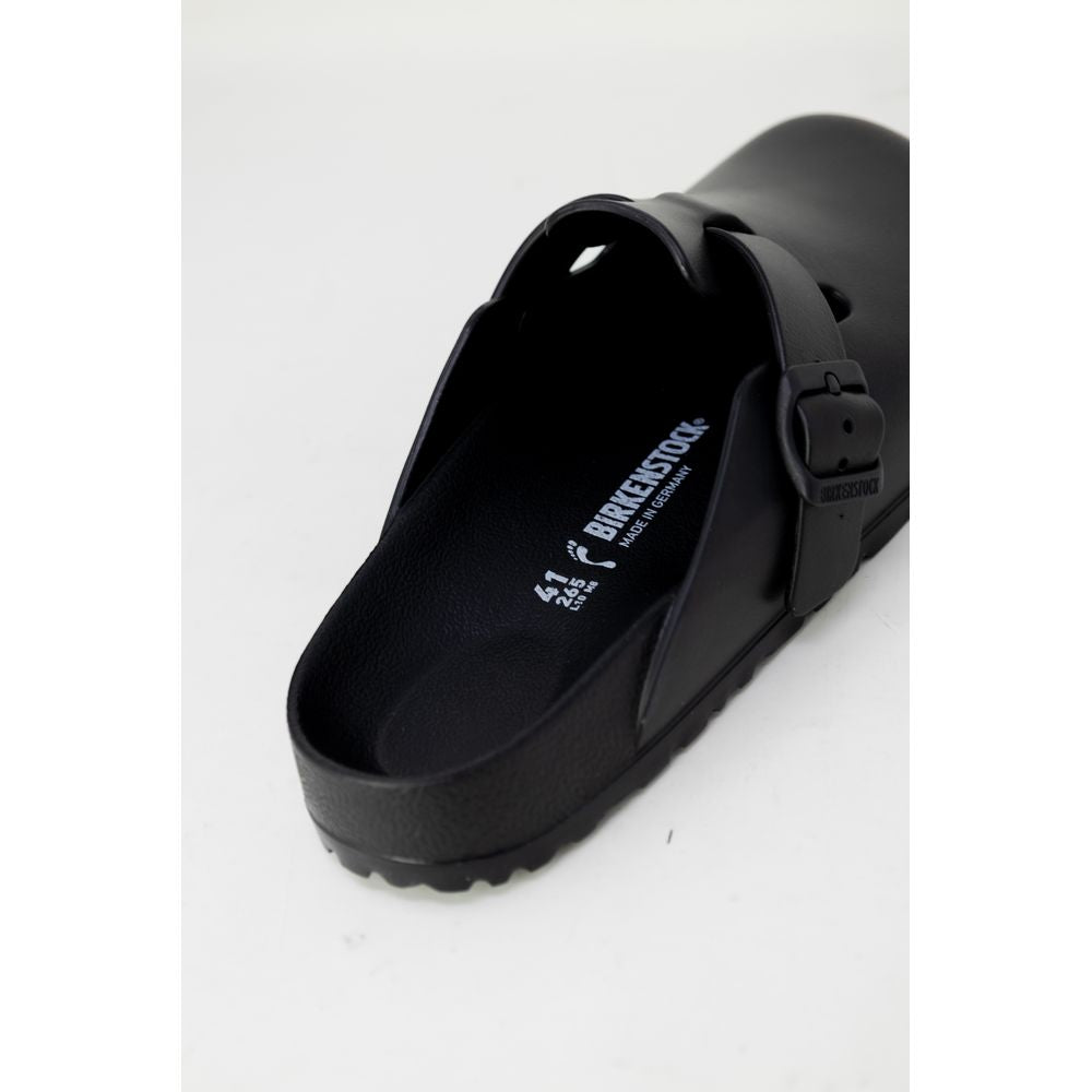 Birkenstock – Schwarze Plastik-Slipper