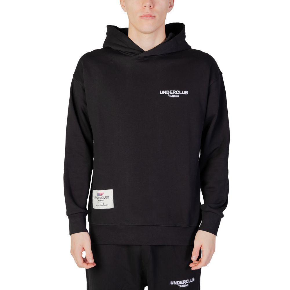 Underclub – Schwarzer Kapuzenpullover aus Baumwolle