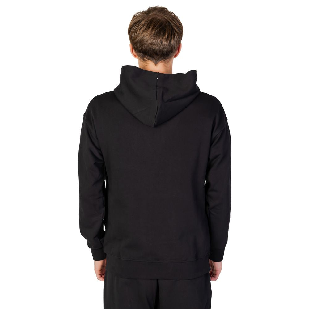 Underclub – Schwarzer Kapuzenpullover aus Baumwolle