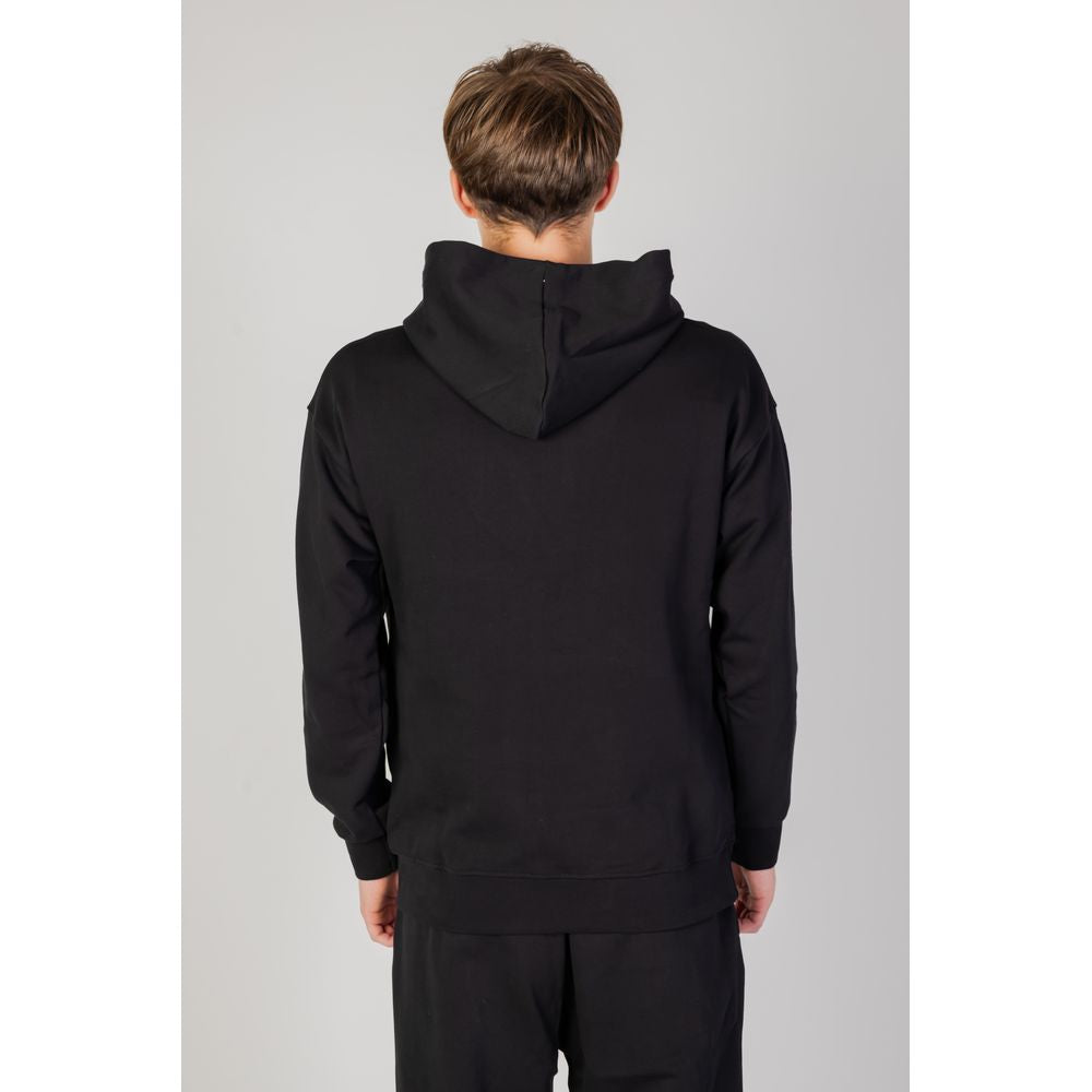 Underclub – Schwarzer Kapuzenpullover aus Baumwolle