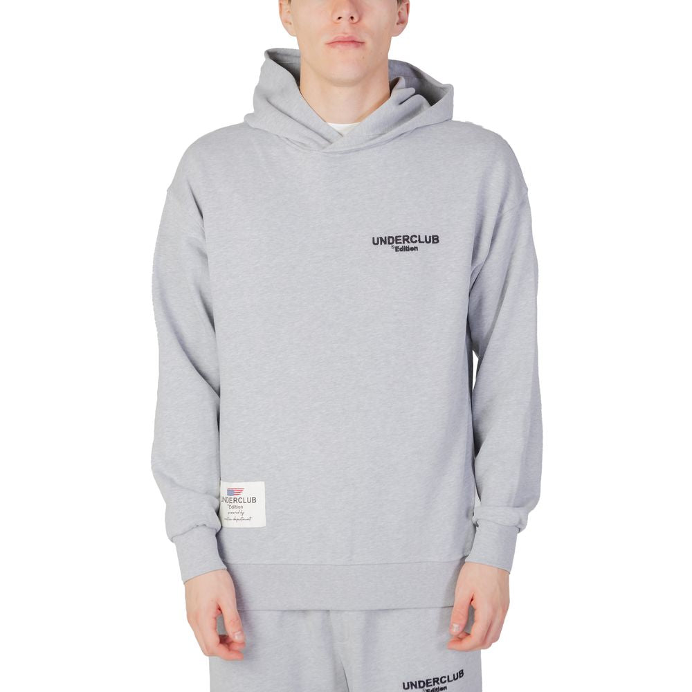 Grauer Kapuzenpullover aus Baumwolle von Underclub