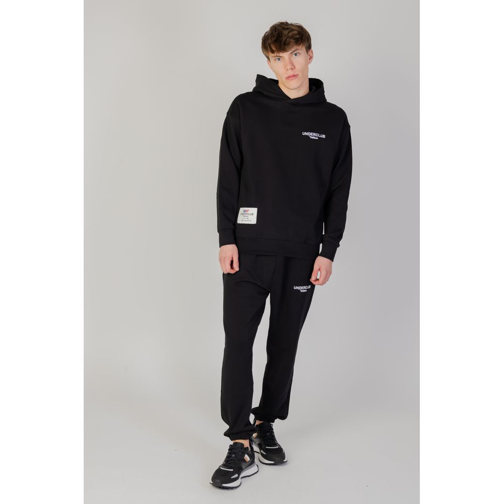 Underclub – Schwarzer Kapuzenpullover aus Baumwolle