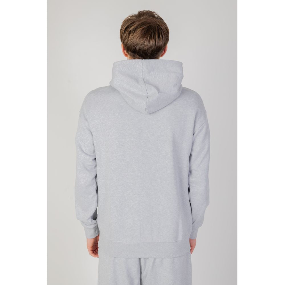 Grauer Kapuzenpullover aus Baumwolle von Underclub