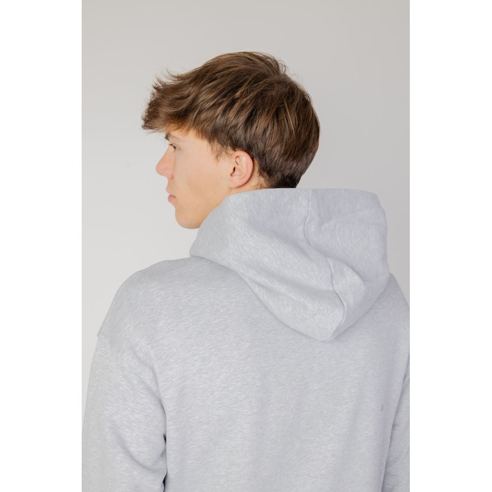 Grauer Kapuzenpullover aus Baumwolle von Underclub