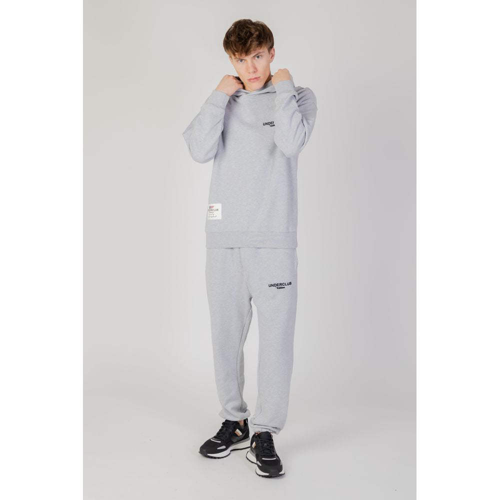 Grauer Kapuzenpullover aus Baumwolle von Underclub