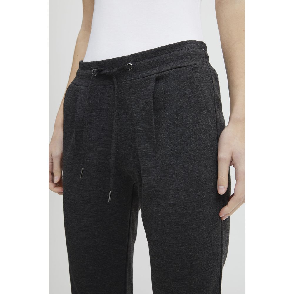ICHI Graue Polyesterhose