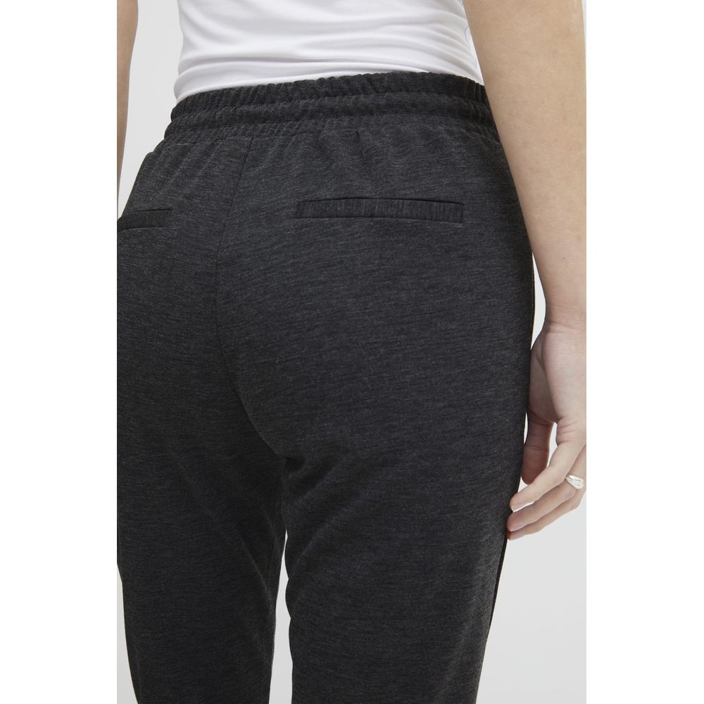 ICHI Graue Polyesterhose