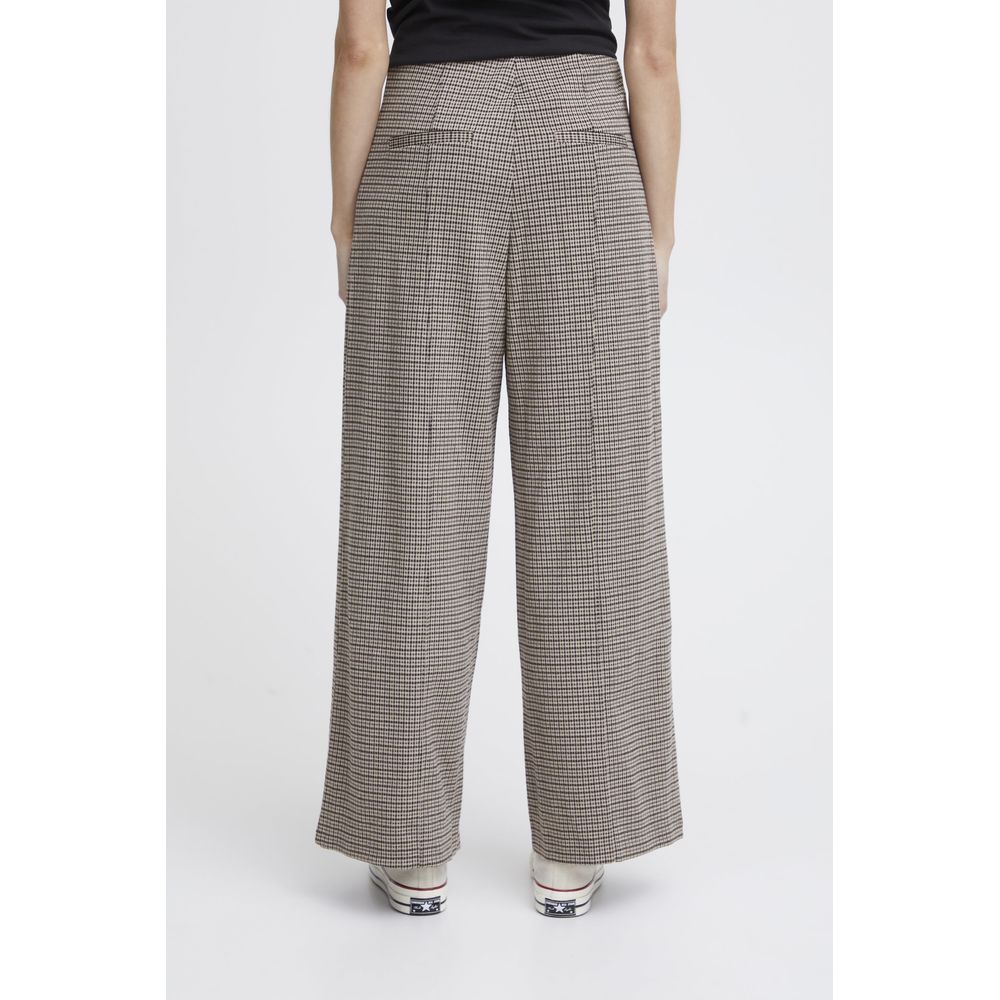 ICHI Beige Polyesterhose