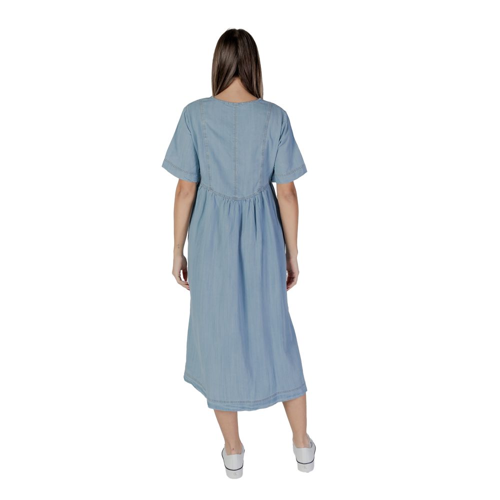 B.Young Hellblaue Baumwolle Long