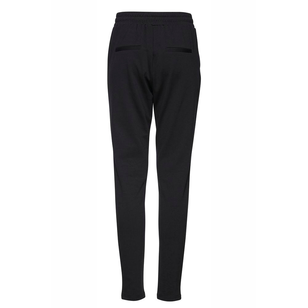 ICHI Schwarze Polyesterhose