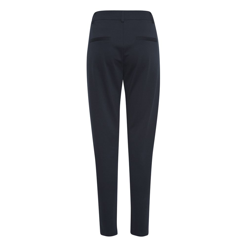 ICHI – Blaue Hose aus recyceltem Polyester