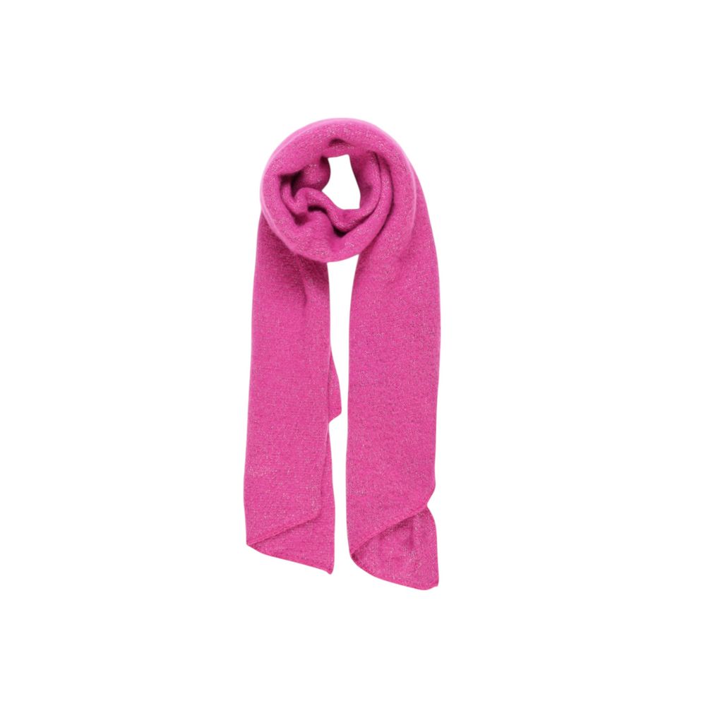 Pieces – Rosa Schal aus recyceltem Polyester