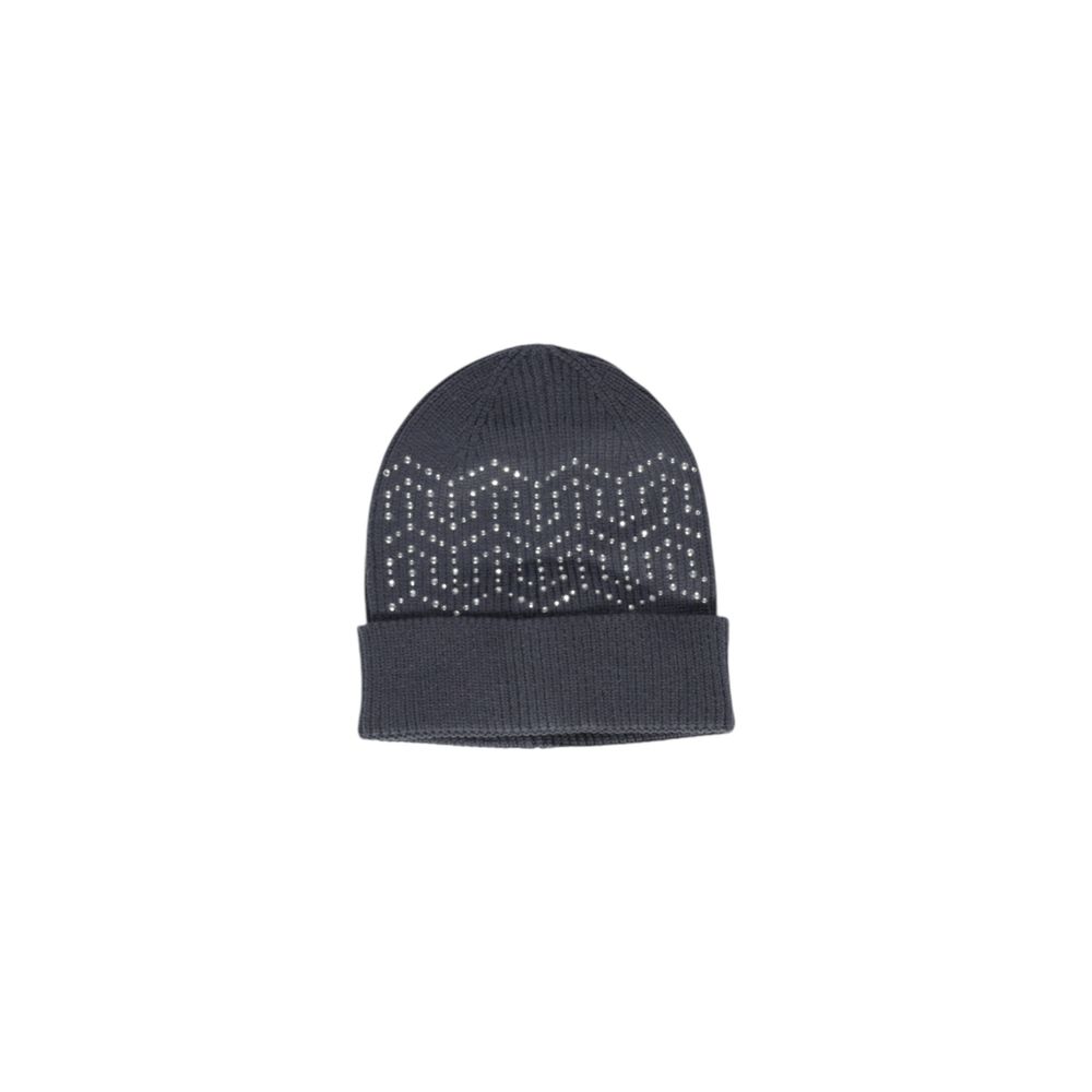 Pieces – Graue Baseballkappe aus Polyester