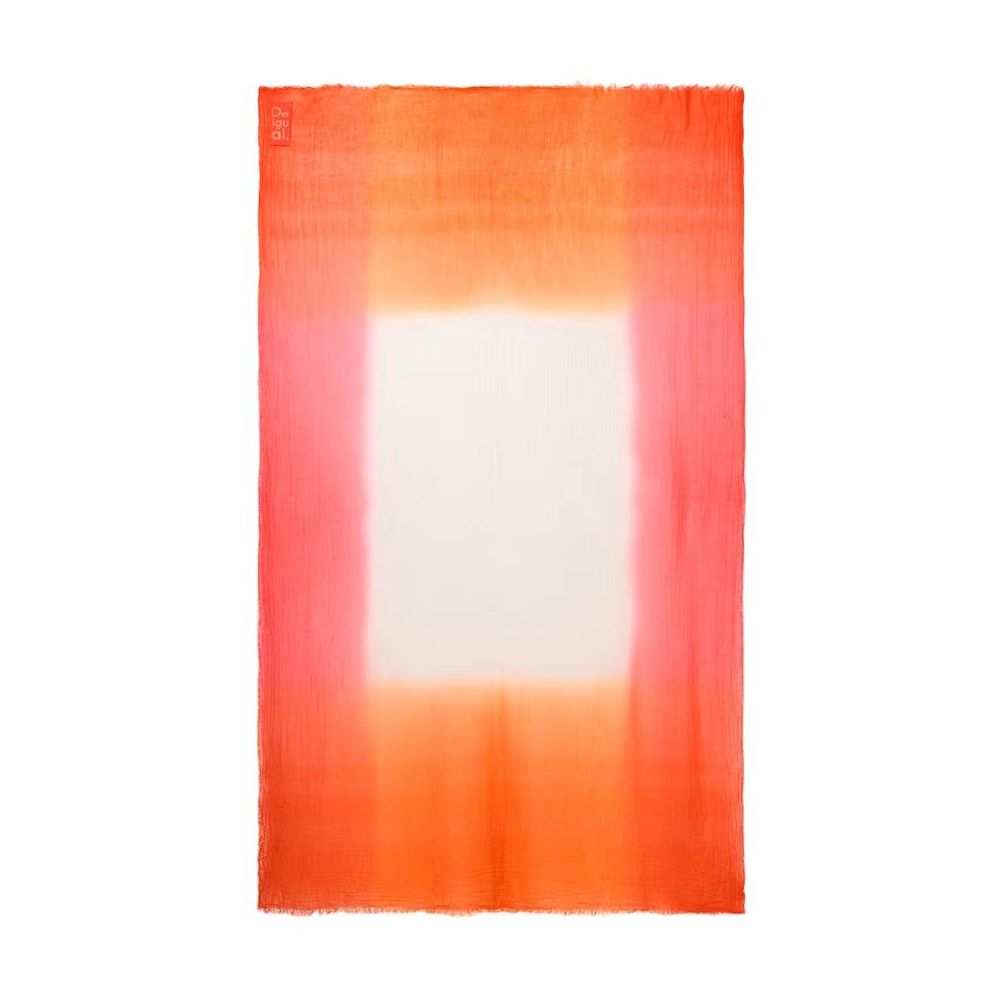 Desigual Orange Polyester Schal