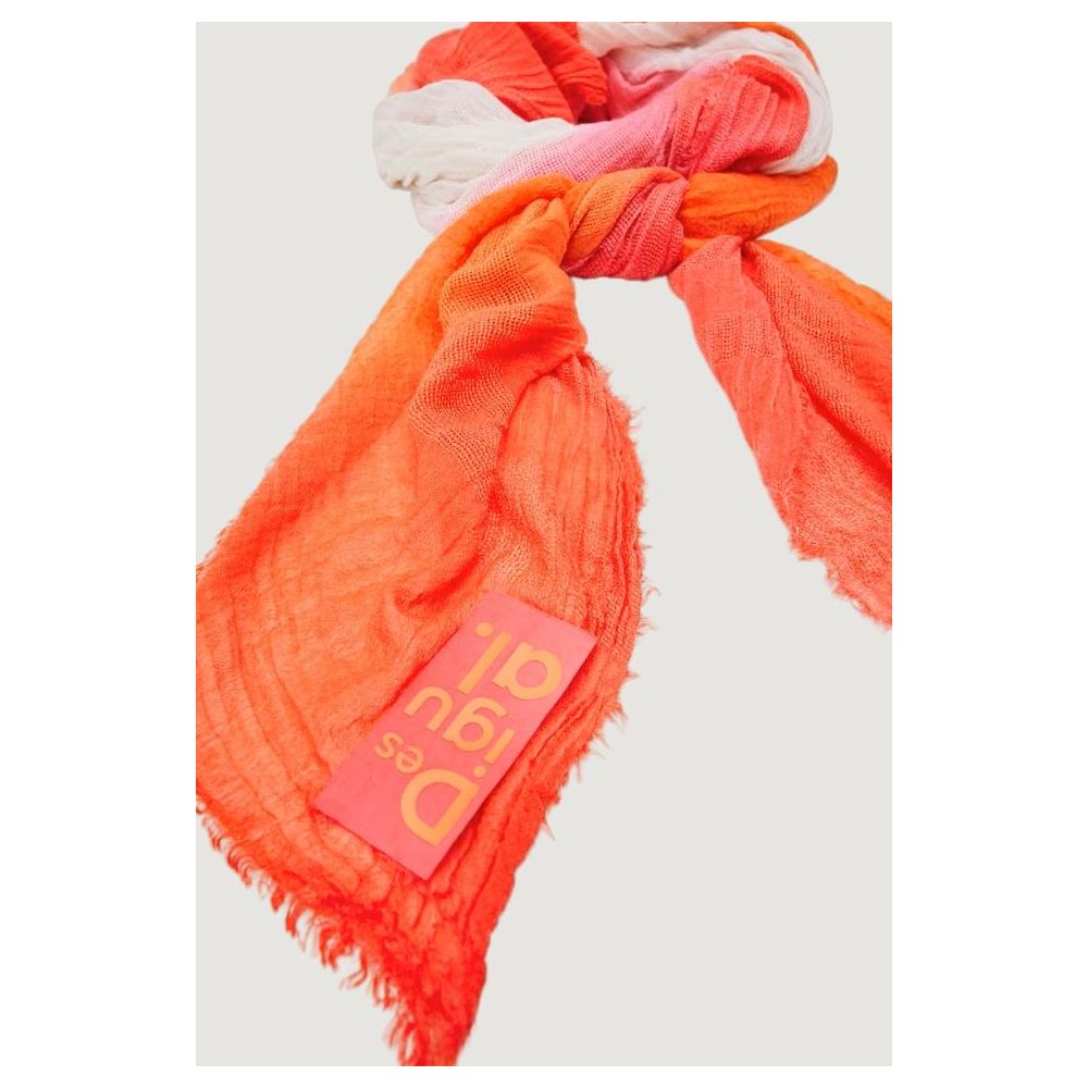 Desigual Orange Polyester Schal