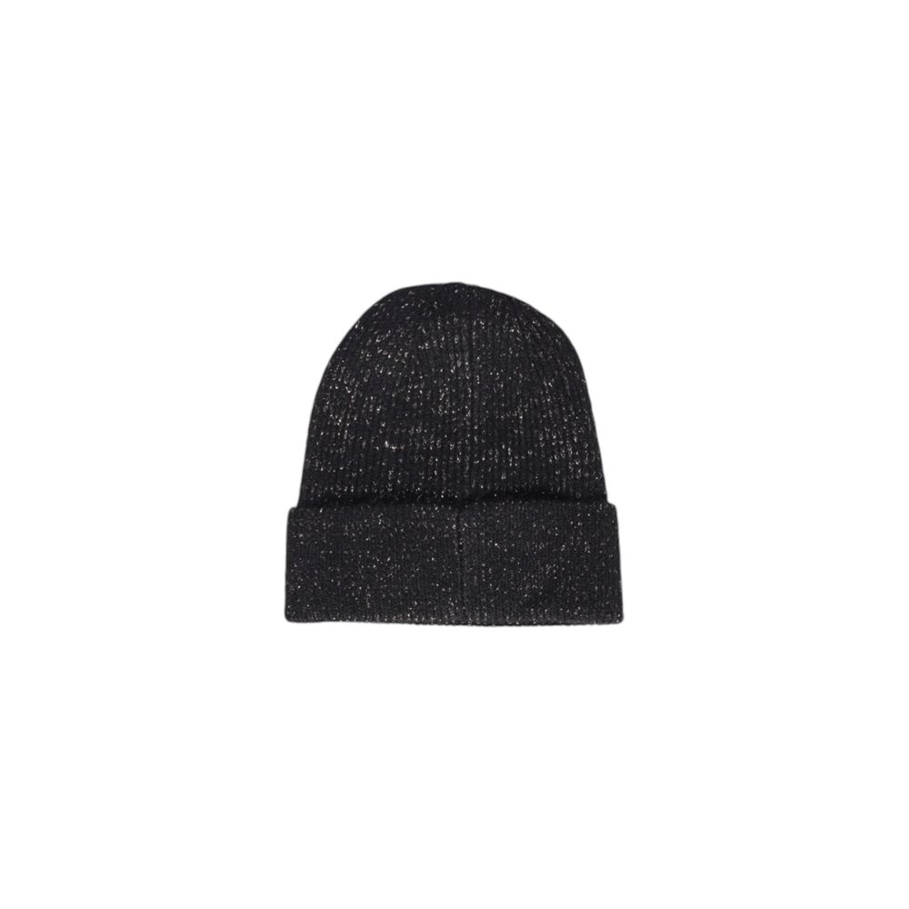 Pieces – Schwarze Baseballkappe aus recyceltem Polyester