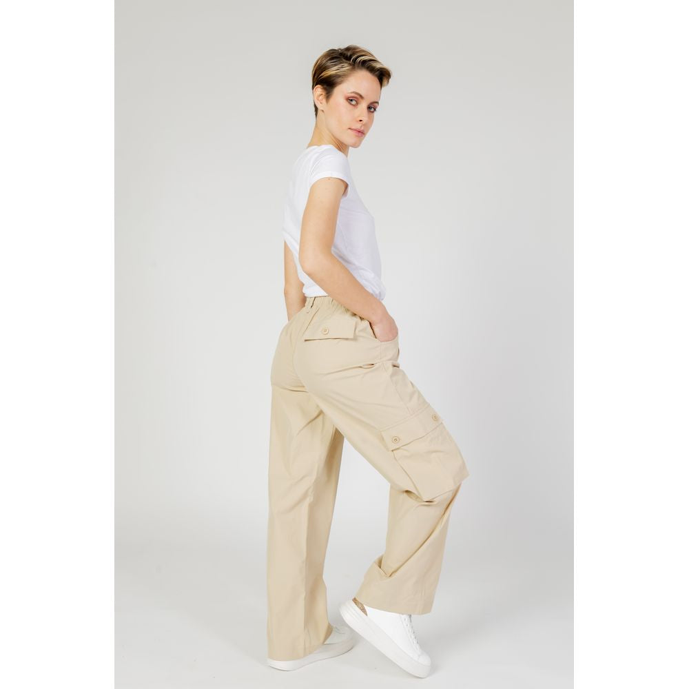 Only Beige Baumwolljeans &amp; Hose