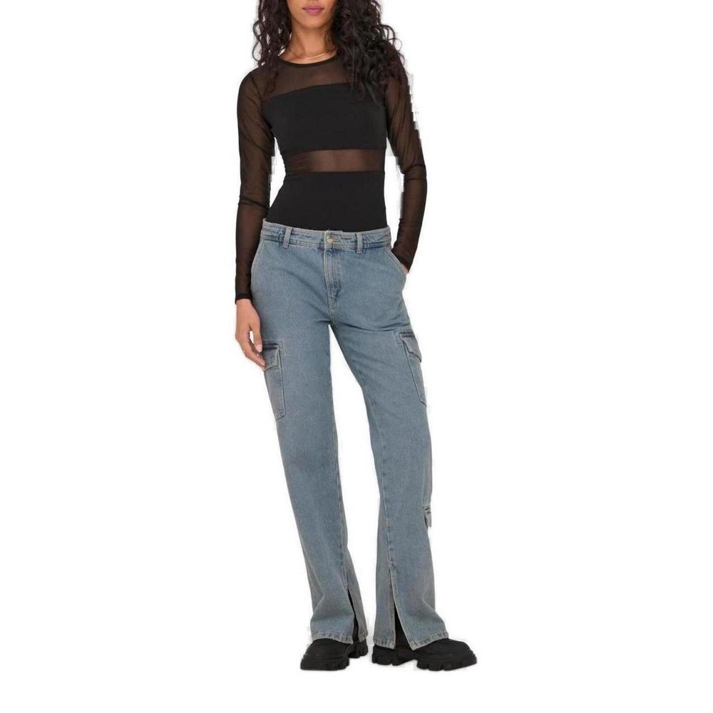 Only – Schwarzer Baumwoll-Body