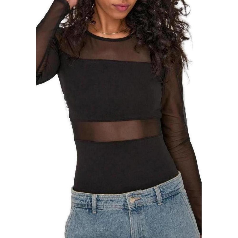 Only – Schwarzer Baumwoll-Body