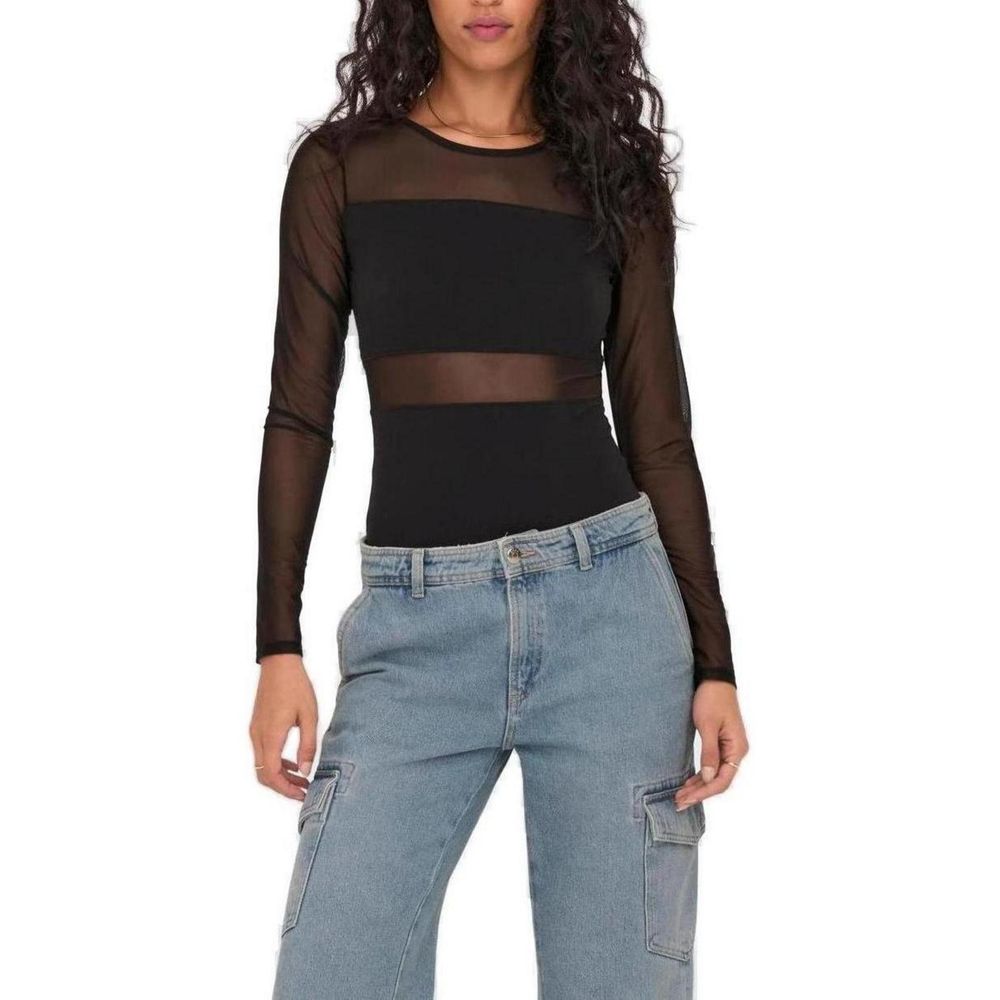 Only – Schwarzer Baumwoll-Body