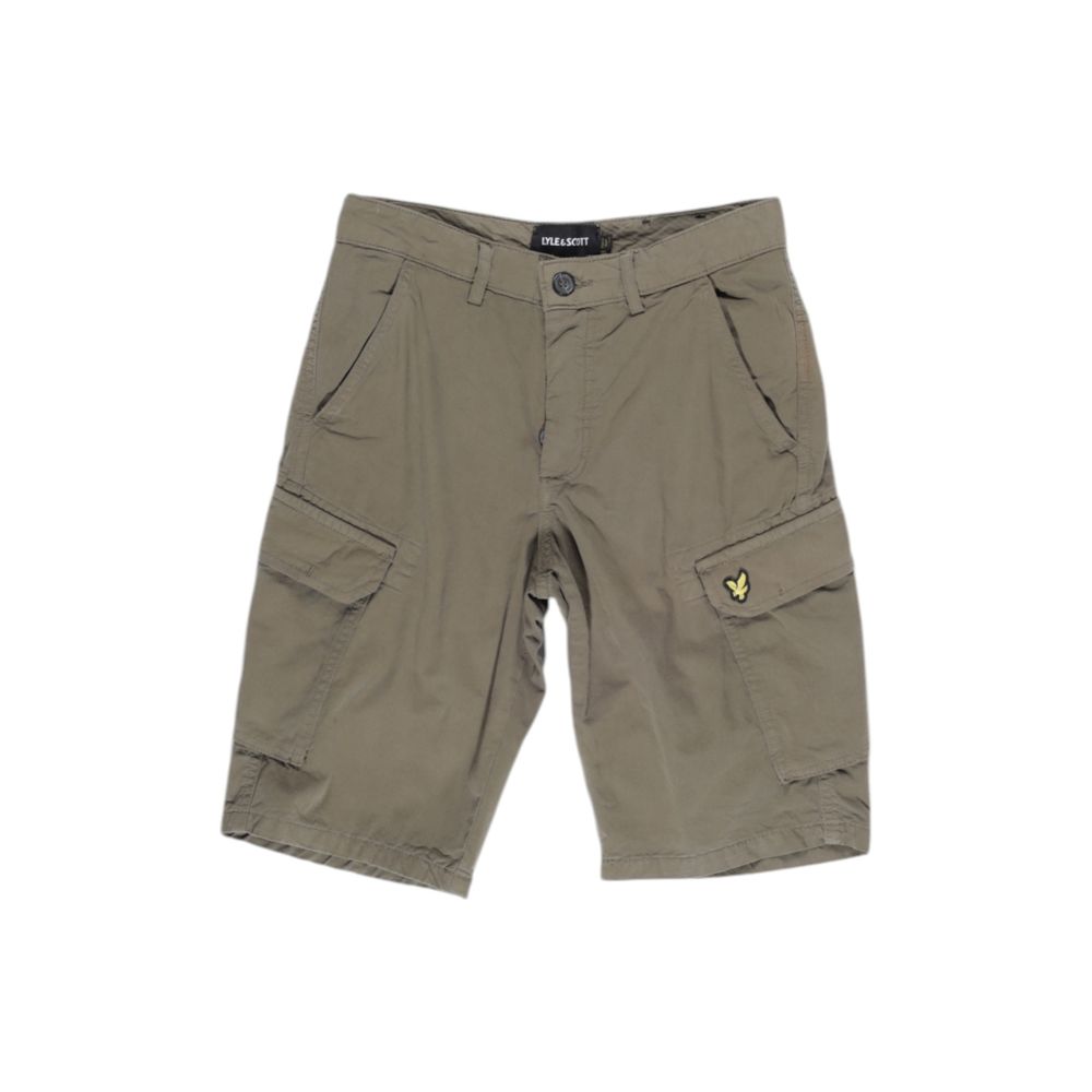 Lyle &amp; Scott, grüne Baumwoll-Bermuda